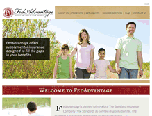 Tablet Screenshot of fedadvantage.com
